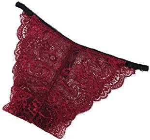 Women Sexy Lace Panties Thin Belt Transparent Briefs for Women Low Rise Panty Lingerie