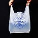 LazyMe Thank You T Shirt Bags Plastic Grocery Bags with Handles for Merchandise and Supermarket, Bolsas De Plastico Para Negocio, 12 x 20 Inch (100 PCS)