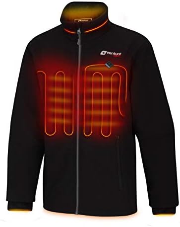 Women's Bluetooth Softshell Heated Jacket with Battery - 16W High Power Electric Coat with Hand Warmer, Outlast