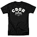 CBGB New York Rock Club Classic Logo T Shirt & Stickers (X-Large)