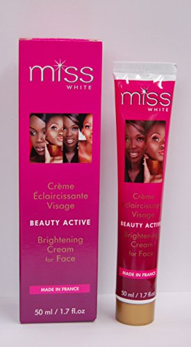 Fair & White Miss White Beauty Active Brightening Cream for Face with 1.9% Hydroquinone, 1.7oz