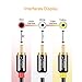 CableCreation RCA Cable 6FT, 3RCA to 3RCA Composite Video Audio AV Y Splitter Cable Compatible with Set-Top Box, Speaker, Amplifier, DVD Player, 24K Gold Plated Connector