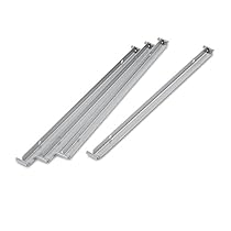 Alera 2-Row Hangrails for 30 or 36-Inch Files, Aluminum