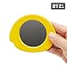 BT21 CHIMMY Character Small Silicone Travel Handheld Hand Mirror for Women and Girls, Yellow