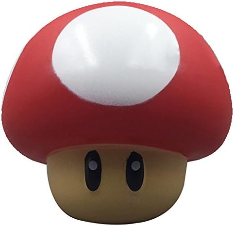 Super Mario Cool Run Piggy Bank Kinopio - Red Mushroom