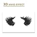 3D Mink Thick Magnetic Eyelashes Siberian Mink Fur False Eyelashes 3D Mink Magnet Lashes Full Magnetic Fake Eyelashes No Glue