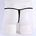 YiZYiF Mens Strappy Bandage Open Butt G-String Thong With Penis Hole Black One Size
