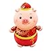 Muabobo 2019 Chinese New Year Pig Zodiac Mascot Dolls Plush Stuffed Animal Toys for Activities Party Gift