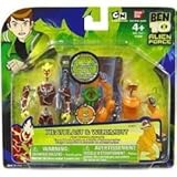 Ben 10 Alien Creation Chamber Mini Figure 2Pack Heatblast & Wildmutt