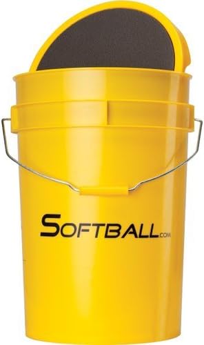 Softball.Com Empty Softball Bucket With Padded Lid