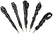 Design Toscano Gargoyles and Dragons Gothic Decor Sculptural Ball Point Pens Desk Accessories, 6 Inches Wide, 0 Inches Deep, 0 Inches High, Handcast Polyresin, Gray Stone Finish
