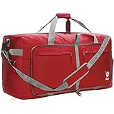 Bago Foldable Duffel Bag - 120L Collapsible Travel Bag With Shoe Compartment & Waterproof Material
