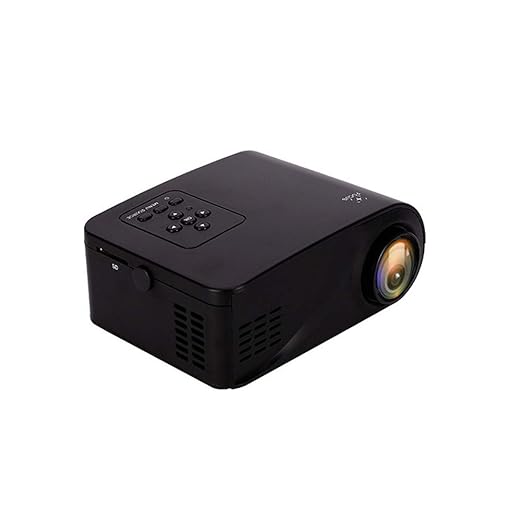 HUIIT Mini proyector de películas portátil 500 lúmenes, 800: 1 ...