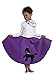 1950s Purple Poodle Skirt for Girls | A Must-Have 50s Costume | Purple Girls Sock Hop Skirt | One Size | Halloween Kids Costumes