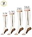 Presadee (BIG & TALL 3XL) White Gold 20-30 mmHg Medical Grade Zipper Compression Calf Energy Shin Leg Circulation Socks