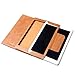iPad 9.7 Leather Case, BoriYuan Vintage Genuine Leather Smart Cover Protective Slim Folio Flip Stand for Apple iPad 9.7(A1822/A1823) with Card Slot Magnetic Sleep/Wake+Stylus+Screen Protector (Brown)