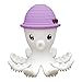 Mombella Cute Octopus Teether. Food Grade Soft Silicone Baby Teething Toys. Chew Toys Bath Toys Baby Gifts. Gum Toothbrush for Babies 0 to 18 Months. Purple
