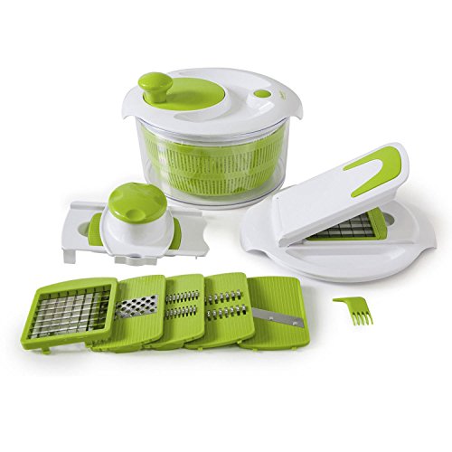 Salad Maker Set Mandoline Slicer & Salad Spinner With Vegetable