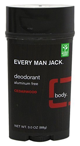 Every Man Jack Aluminum Free Deodorant Cedarwood Pack of 2