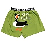 Lazy One Men's Stud Puffin Boxers