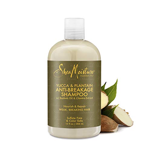 Shea Moisture Yucca & Plantain Anti-Breakage Strengthening Shampoo-13 oz - Thumbnail 3