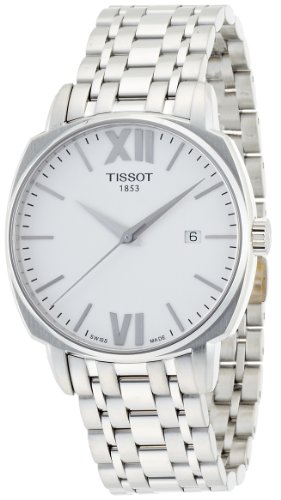 Tissot Men's T0595071101800 White Stainless Steel Analog Watch