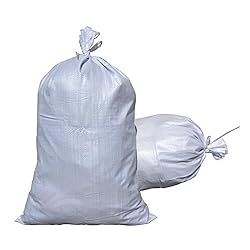 MTB Sand Bags 18"x30", Empty White Woven