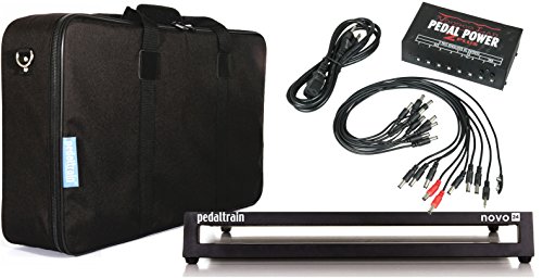 Pedaltrain NOVO 24 PEDALBOARD w/Soft Case and Voodoo Lab Pedal Power 2 Plus Power Supply