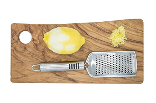 Set of 3 Professional Stainless Steel Zester-Graters for Cheese, Vegetables, Citrus & Chocolate, with Fabric Bag - Coarse, Fine & Mandolin/Slicer
