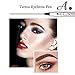 Eyebrow Tattoo Pen - Eaff Microblading Eyebrow Pencil with a Micro-Fork Tip Applicator Creates Natural Looking Brows Effortlessly and Stays on All Day (Brown)