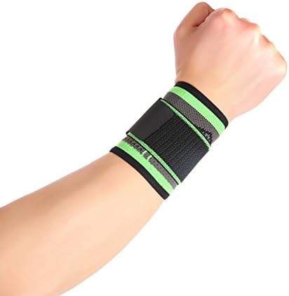 3D Weaving Straps Fitness Wristband Gym Badminton Powerlifting Wrist Support Brace Wrist Wraps (XL)