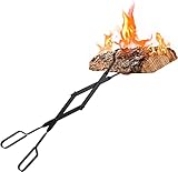 Log Grabber Fireplace Tongs Wood Fired Oven Tool