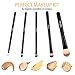 SOLVE 20pcs Eye Brush Set Premium Eyeliner Eyebrow Eyeshadow Sponge Foundation Concealer Lip Makeup Brushes Wood Cosmetics Brush Kit