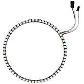WESIRI 60 LEDs WS2812B 5050 RGB LED Ring Lamp Light Individually Addressable Full Dream Color DC5V with Mini Controller