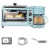 Oven 2200 (W), Ontbijtmachine 45 * 18 * 26Cm Met Antiaanbaklaag En 0,6 L Koffiezetapparaat Met Actuele Scherm Met Kaken…