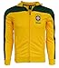 Brasil Jacket Youth Boys Soccer Track Brazil Zip up (YM)