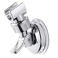 Slendima Adjustable Shower Head Handset Holder Durable Bathroom Strong Suction Bracket Wall Mount Rack - 3.15" x 3.15" x 4.33"