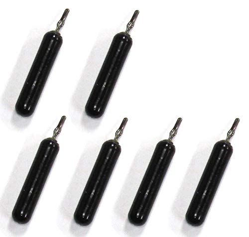 Harmony Fishing - Tungsten Skinny/Cylinder Dropshot Fishing Weights (Chip-Proof Oxide Coated, Lead-Free)