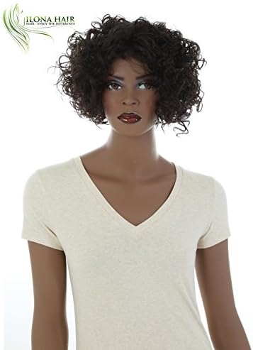 Short Curly Wig for Black Woman Brown Afro Style Wig BEGA African-American Hair Collection (6)