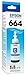 Epson 664 EcoTank Ink Ultra-high Capacity Bottle Cyan (T664220-S) Works with EcoTank ET-2500, ET-2550, ET-4500, ET-4550, ET-2600, ET-2650, ET-3600, ET-16500