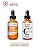 Vitamin C Serum for Face with Hyaluronic Acid, Aloe and Vitamin E.- Skin Nutrient, helps Smooth Facial Skin Fade Age Spots, Lighten Dark Eye Circles and Fine Lines (2 oz)