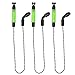 Bite Indicator 3pcs Alerter Illuminated Portable Swinger Practical Outdoor Tackle Light Bobbins Hangers Accessories Fishing Alarms Rod Carp(Green)