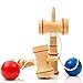 The Japan Shop Pocket Kendama Wooden Mini Stocking Stuffers Traditional Japanese Toy 2 Pack Set