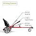 Go Kart Hoverboard Seat Attachment Accessories Hover Board Cart for All Ages Self Balancing Scooter Compatible with 6.5'' 8'' 10'' Adjustable Seat Frame