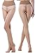Miya most thin Women's Control Top 1 Den All Sheer Toe silk stockings Tights Panty Hose