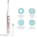 Smile Bright Store Platinum Electronic Sonic Toothbrush with UV Sanitizing Charging Case - Rechargeable Storage Base, Gold