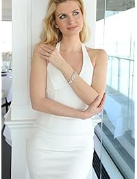 mariell novia boda pulsera con forma de multi circonio cúbico de lujo. Nuestra # 1 la venta CZ Pulsera