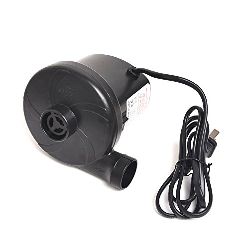 CISNO Electric Air Pump for Inflatables Air Mattress Toys Bed Lake Floats Rafts Pool Quick-Fill Portable Inflator/Deflator with 3 Nozzles 110V/150W - Thumbnail 5