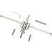 Adjustable Circle Hole Saw, Ankoow Carbon Steel Alloy 40mm-300mm Woodworking Hole Saw Cutter with Cordless Drill Bit for Wood Plaster Board Plastic