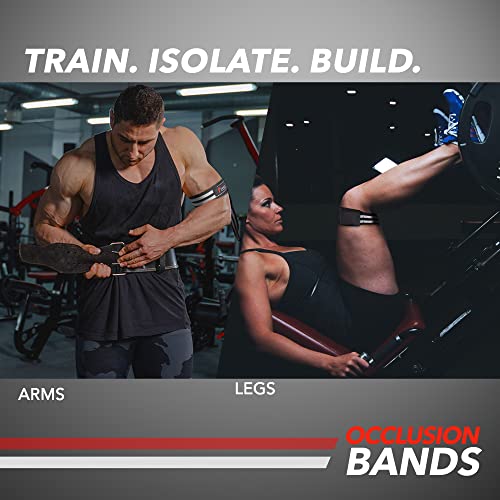 Occlusion Training Blood Restriction Workout Bands BFR Occlusion Bands for Legs, Arms & Glutes
